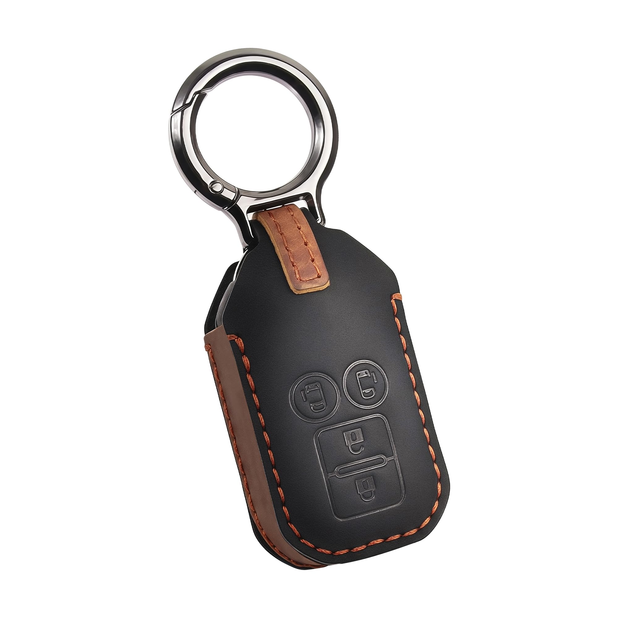 

PIMOHI New Spacia Custom Key Case, Genuine Leather, Compatible with Suzuki, Flare Wagon, Smart