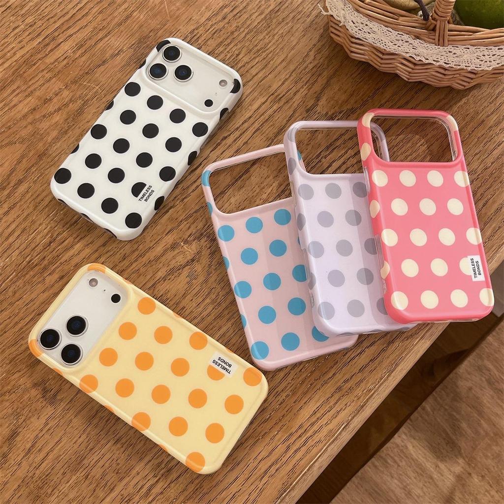 Dopamine Polka Dot Drop-Proof Full Coverage iPhone 15 Pro Max Case
