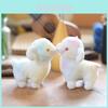 Charmant Jouet en Peluche Agneau à Poil Court Coloré Mignon Porte-clés Mouton