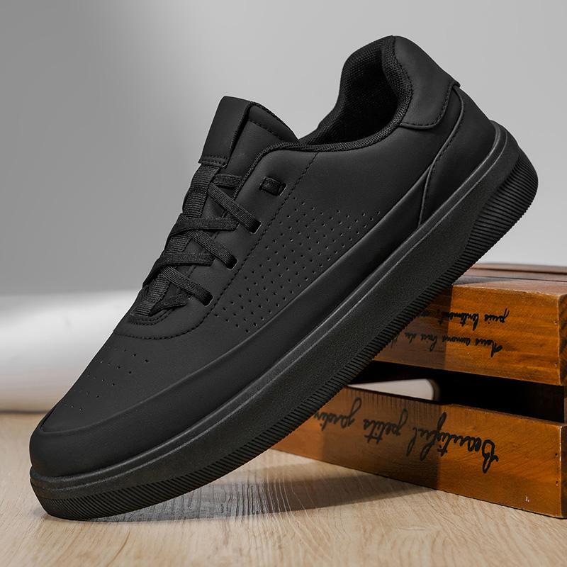 

Men s Tenis Masculino Shoes Men s Leather Skate Shoes Men Fashion Casual Walking Shoes Classic Flats Men Lace-Up Mens Sneakers 39