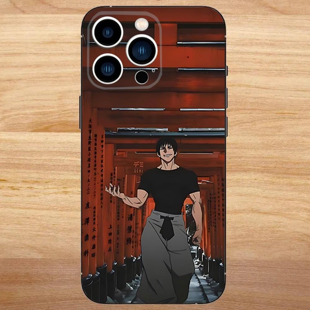 Toji Fushiguro Jujutsu K-Kaisen Phone Case For iPhone 16,15,14,13,12,11,Mini,Pro,SE,MAX White Matte Shockproof Cover