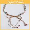 Bohemian Cultural Pattern Belt With Tie Fastening For Daily Use