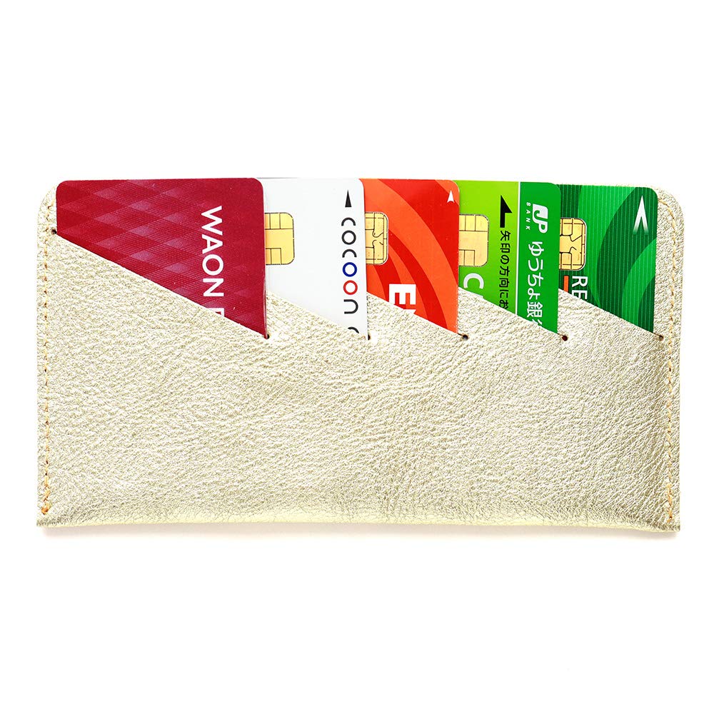 AGILITY affa Card Folder 10 Pieces Inner Card Case Long Wallet Thin Horizontal Genuine Leather "Card Folder"