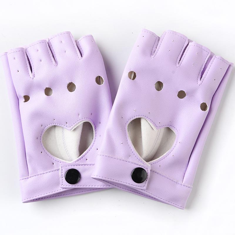 Women's Half-Finger Steel Pole Dance Gloves for Nightclub and Fashion Shows