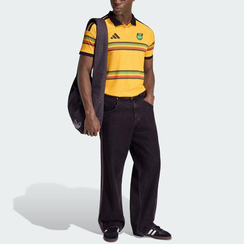 adidas Jamaica 2026 x Bob Marley Home Jersey 'Bold Gold' Men's KD0959