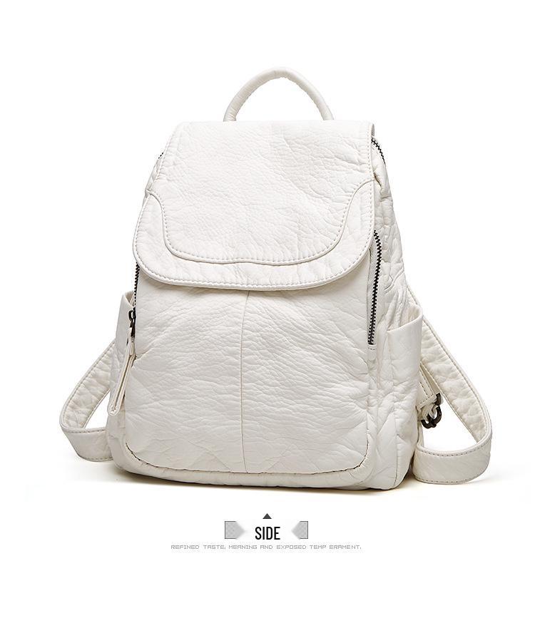 Women's 2025 Fashion Soft Leather Backpack - Versatile, Spacious, Casual & Stylish