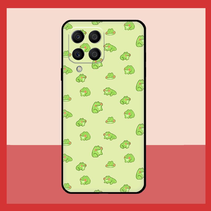 Cute Cartoon Frog Case For Samsung Galaxy M56 M12 M06 M32 M52 M35 M55 M15 M11 M13 M14 M16 M36 M31 M53 M34 M54