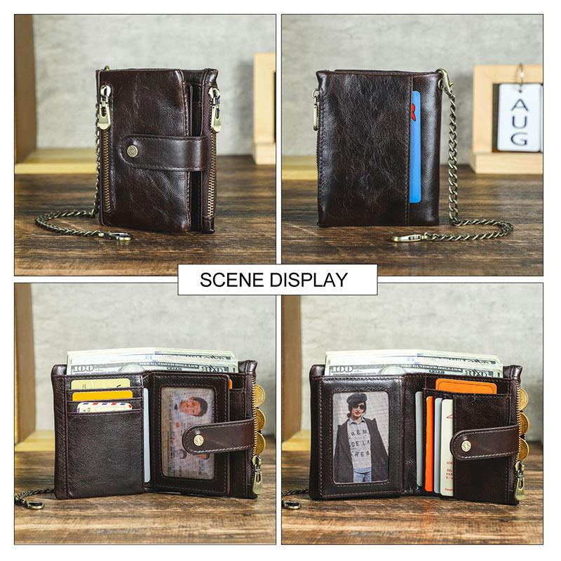 Étui à Montres En Cuir Véritable - Pochette Fine Avec Fermeture Éclair, 2 Emplacements | Cadeau Élégant Pour Collectionneur - 7