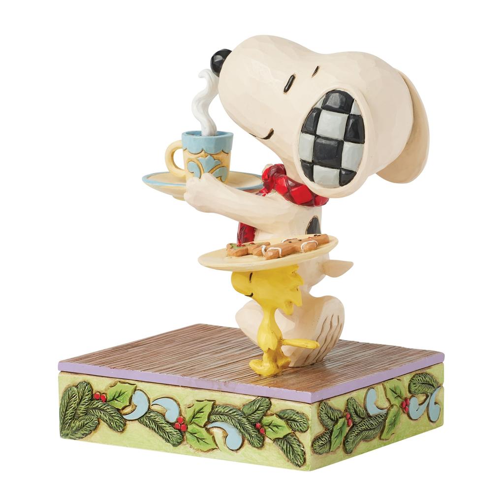 JIM SHORE Snoopy Woodstock Cookies 6017233 & <Christmas>