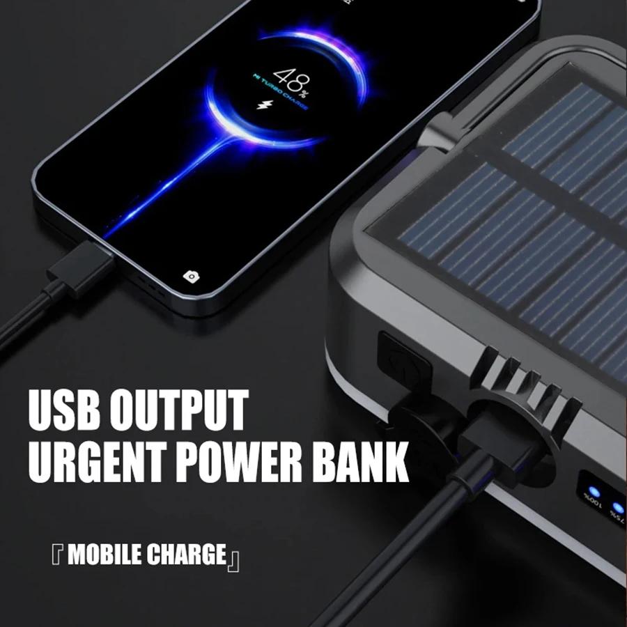 1000LM LED Camping Lantern Warm Atmosphere Light4000mAh Power Bank Rechargeable Portable Tent Light Waterproof Emergency Lamp