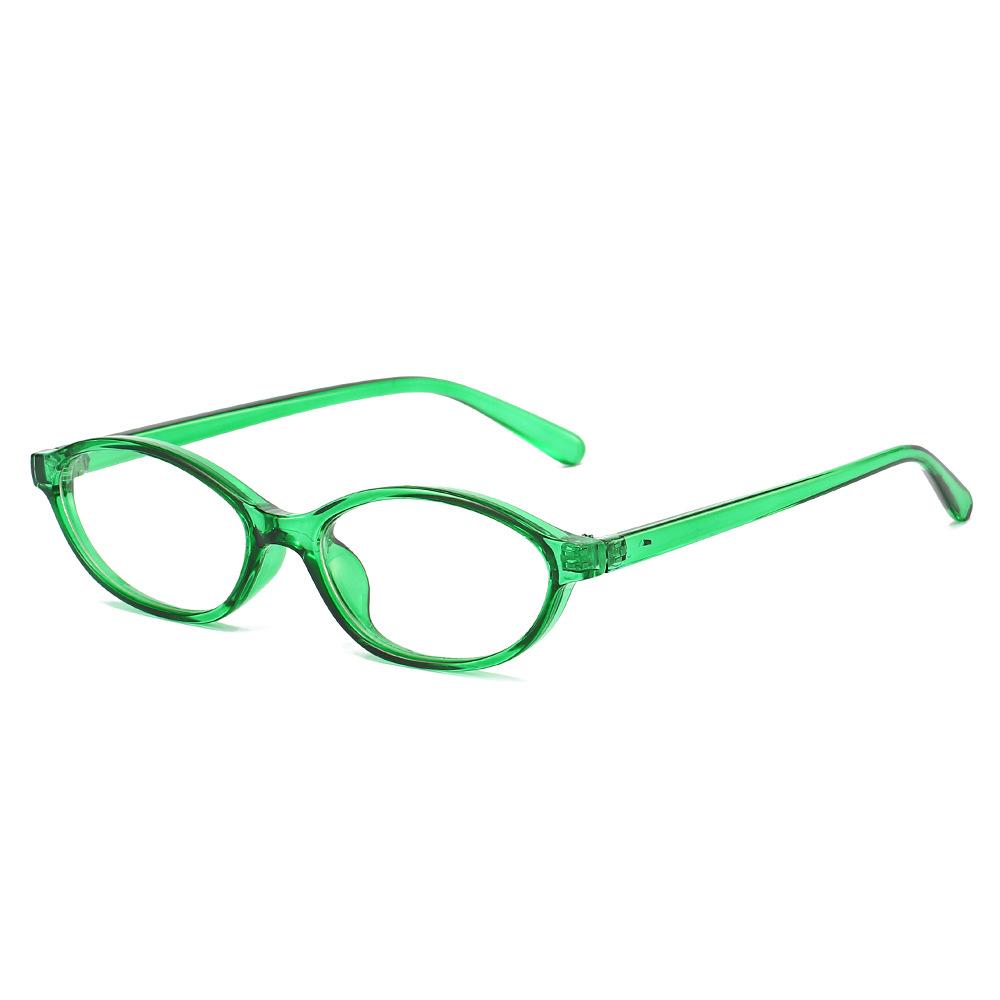 

Latest Small Frame Oval Anti Blue Light Eyewear Millennium Style Stylish Anti Mobile Phone Computer Radiation Unisex Eyewear as picture