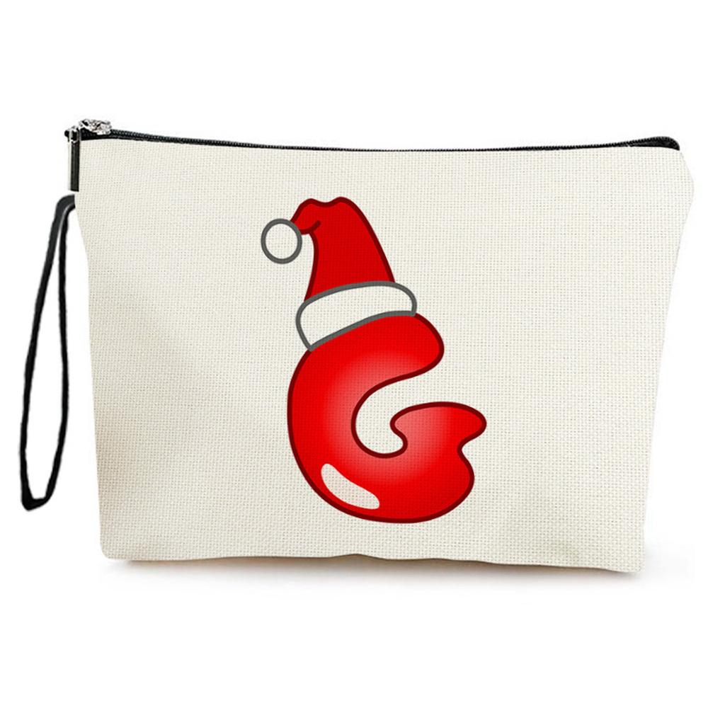 Christmas Candy Cosmetic Bag Women's Portable Storage Bag