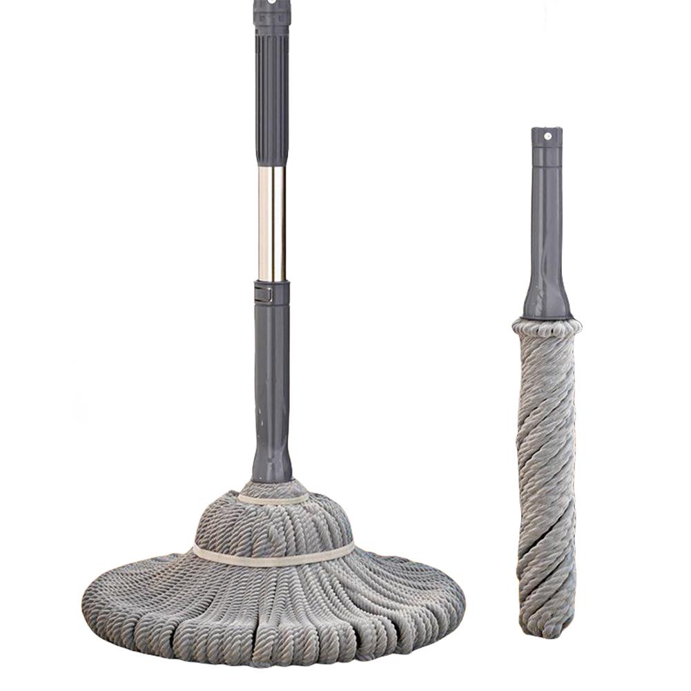 360 Rotating Easy Wringing Mop with Long Handle Spinning No Hand Washing Mop Wet Dry Dual Use Multifunctional for Floor Cleaning