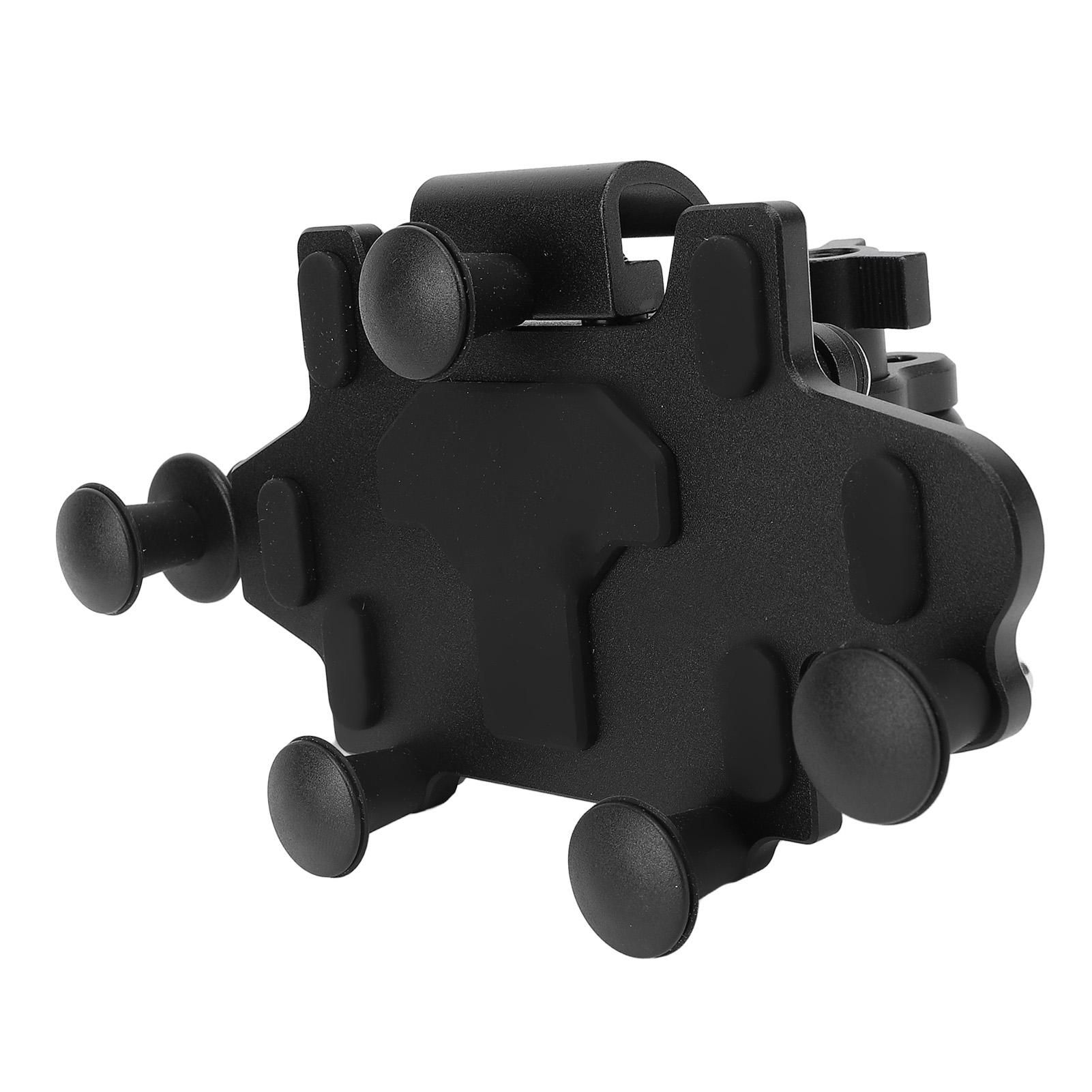 

Motorcycle Phone Mount 5 Claw Rotatable Shock Absorbing Silicone Pads Motorcycle Handlebar Phone Holder