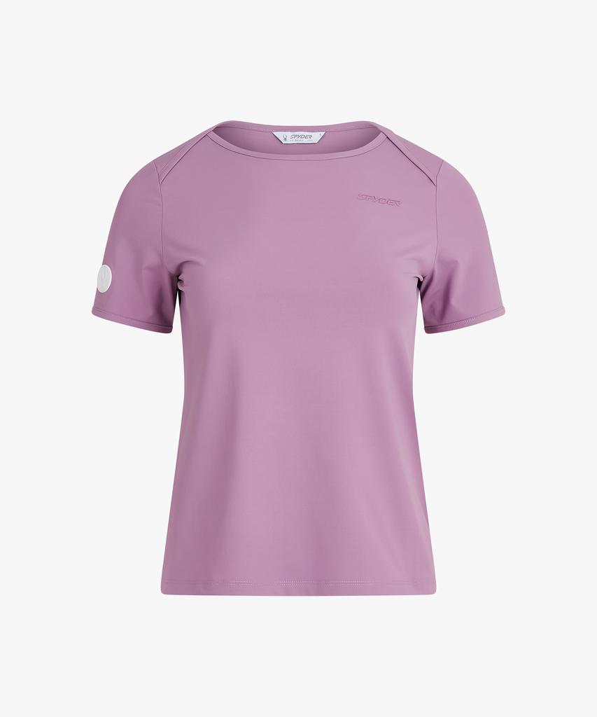SPYDER Women'S Citycore Ringer Short Sleeve T-Shirt Splmcnrs351Wpnk