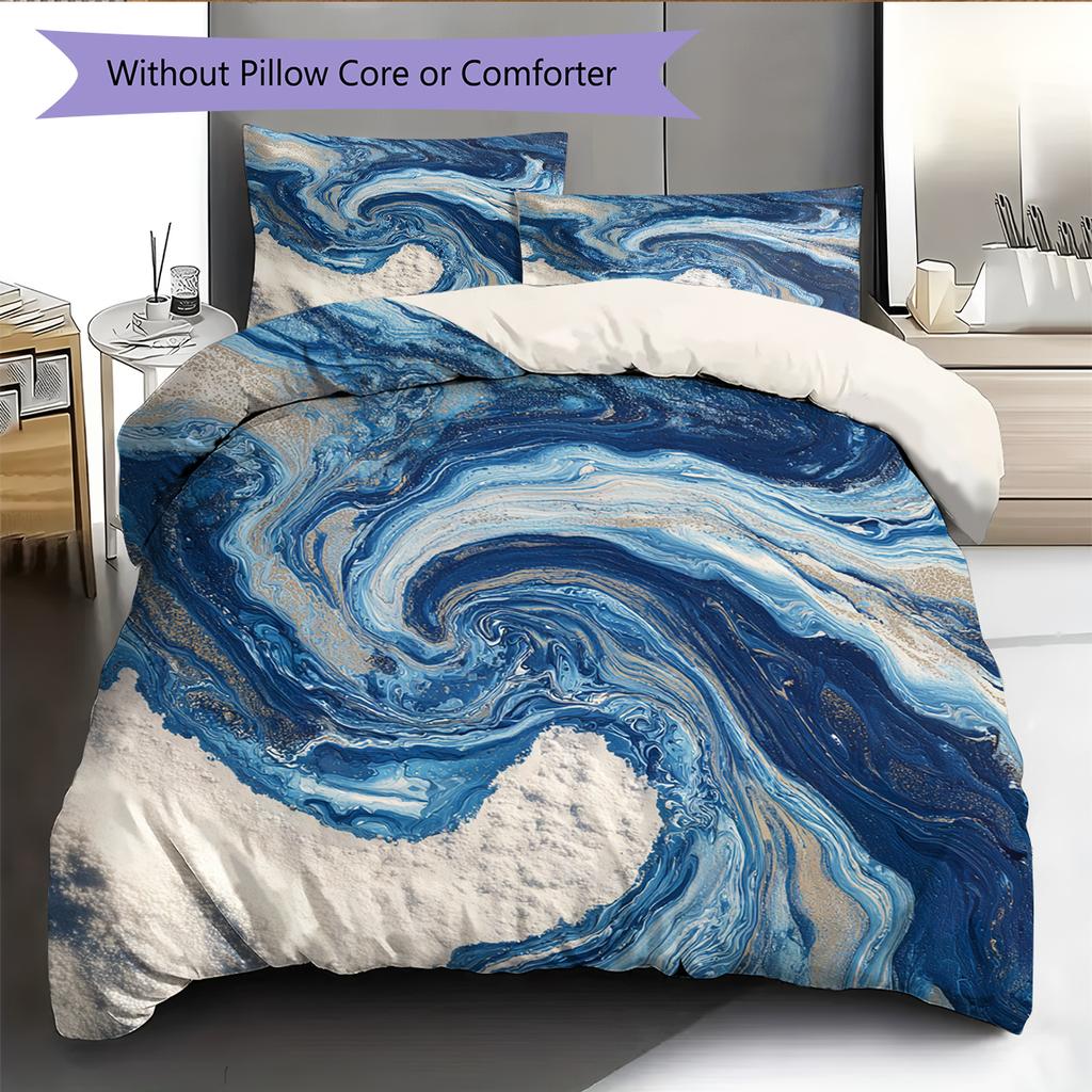 Cartoon Pattern Bedding Quilt Set Quilt Cover Pillowcase Home Decoration Birthday Gift (1 * duvet cover + 2 * pillowcase, without core)