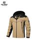 Vielseitige Herren Winddichte Kapuzenjacke für Frühling/Herbst, Outdoor Bergsteigen & Sport