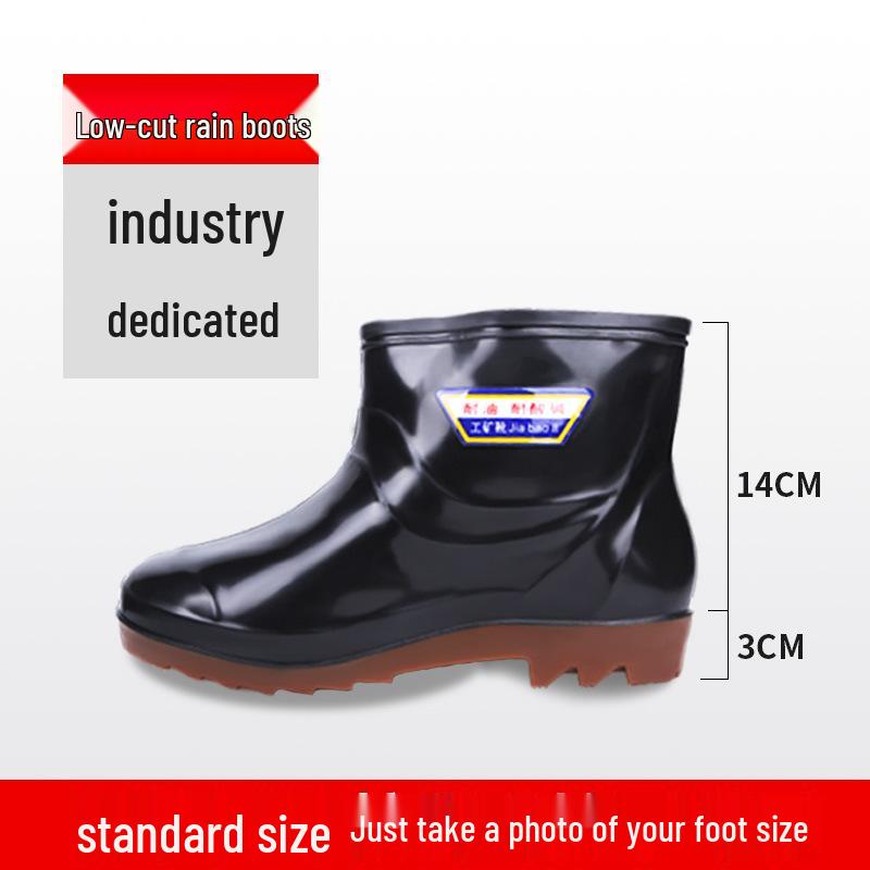 

Унисекс Водонепроницаемые Дождевые Ботинки Низкой/Средней Высоты: Нескользящие, Ударопрочные, Износостойкие, Теплые для зимнего использования на открытом воздухе. Size 43