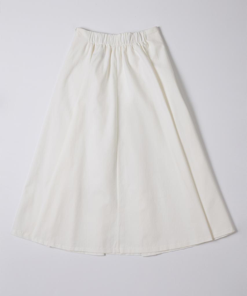 G And Gb Cotton Coconut Skirt_White