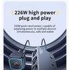 226W Car Charger Fast Charging Cigarette Lighter Split Adapter PD QC3.0 USB Voltage Display Front Rear Charge 12V 24V Truck SUV