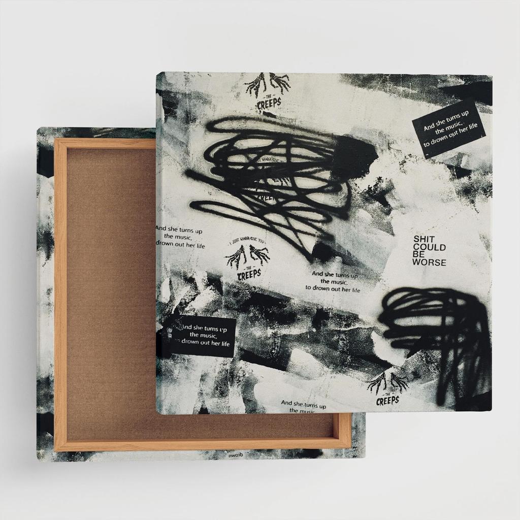 Art Deli Modern Fabric Wall Art Panel, 57 x 57 cm
