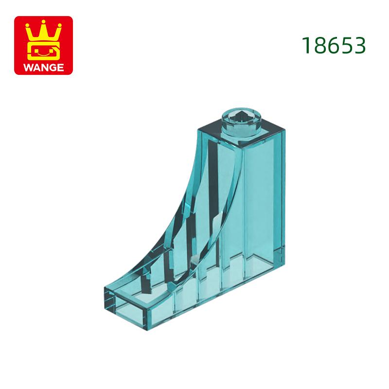 Non-Toxic 82Pcs/Lot 18653 Arch 1X3X2 Inverted Block Moc Color Accessories Compatible With Curved Brick Toys For Kid Educational Toy