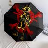 1 PC Automatic Folding Umbrella - One Piece Monkey D Luffy Pattern Portable Foldable Design With 8 Ribs Christmas Birthday Gifts