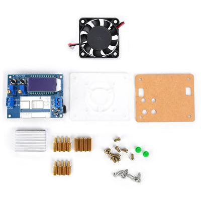 5.5 30V To 0.5 30V DC DC Adjustable Step Up Down Power Supply Converter Module LCD with Fan