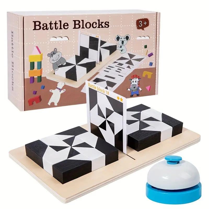 3D Mind-bending IQ Challenge Geometric Puzzle Kids Toy Parent-child Interactive Board Game Party Gifts