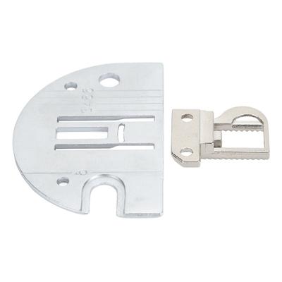 Stahl Nähmaschinennadelplatte Loch 8mm Stabile Nadelplatte Transporteur-Kit Industrielle Nähmaschinenplatte für 317398+153286