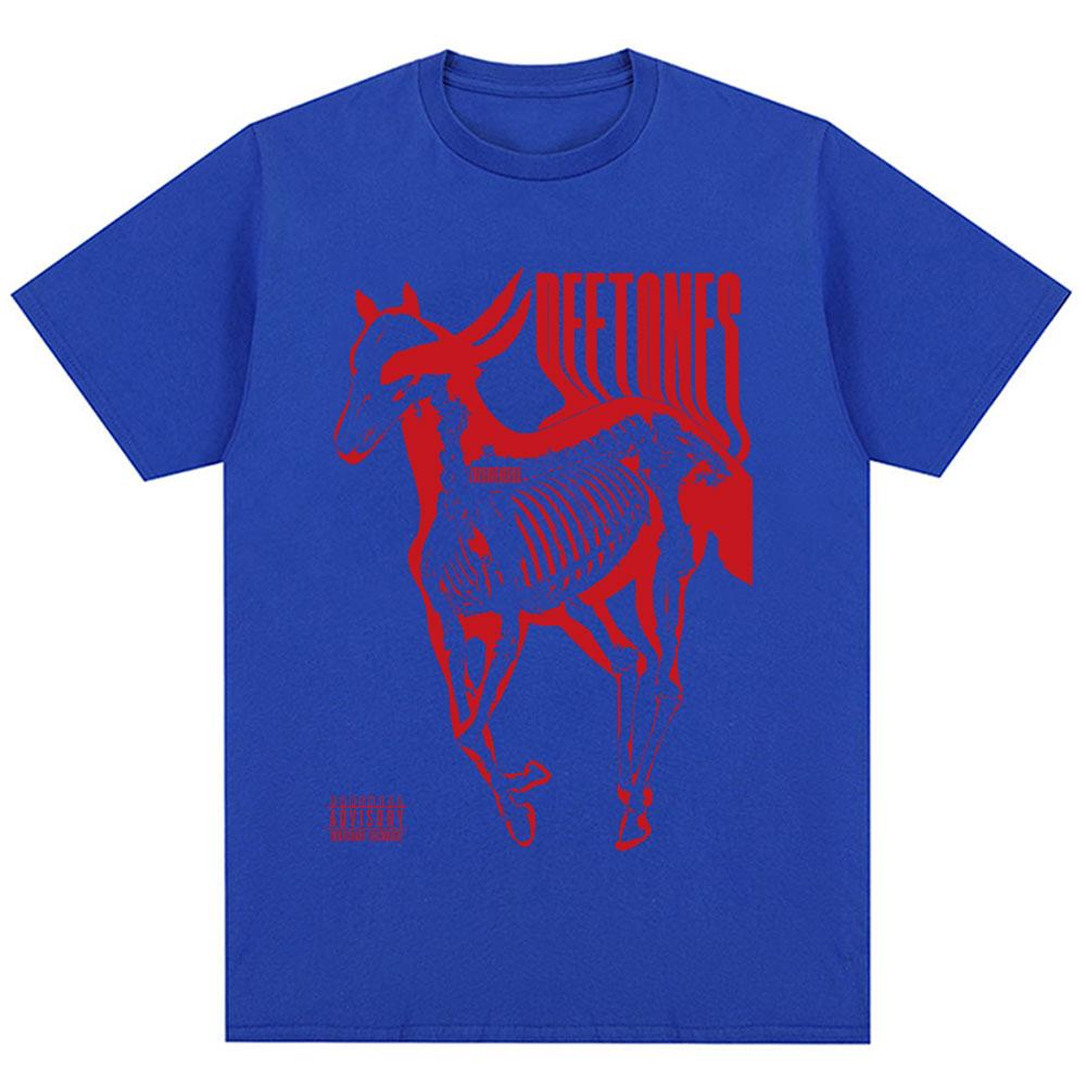 Deftones White Pony Music Album Vintage T-shirt Hip Hop Vintage Fashion Gothic Male T Shirts Oversized Men Women Cotton T Shirt