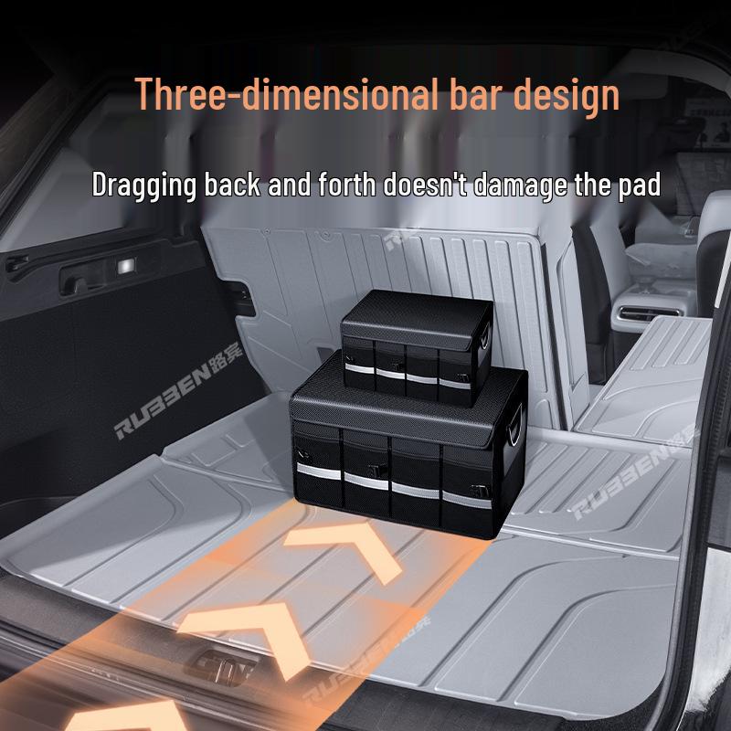 Leapmotor B01 Trunk Mat TPE: Waterproof, Semi-Enclosed Tail Box Mat for 25 Models