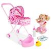 Children's Playhouse with Doll & Stroller Set