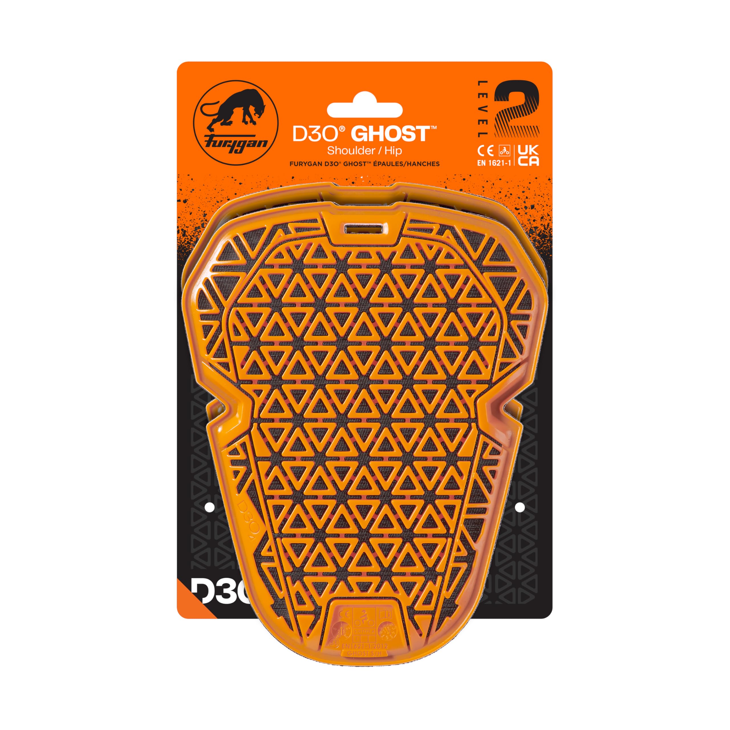 

Furygan Ghost Нижние CE Уровень D3O® Протекторы, 2 шт., Спина/Плечо, 2, Мотоциклетный, 7053-332