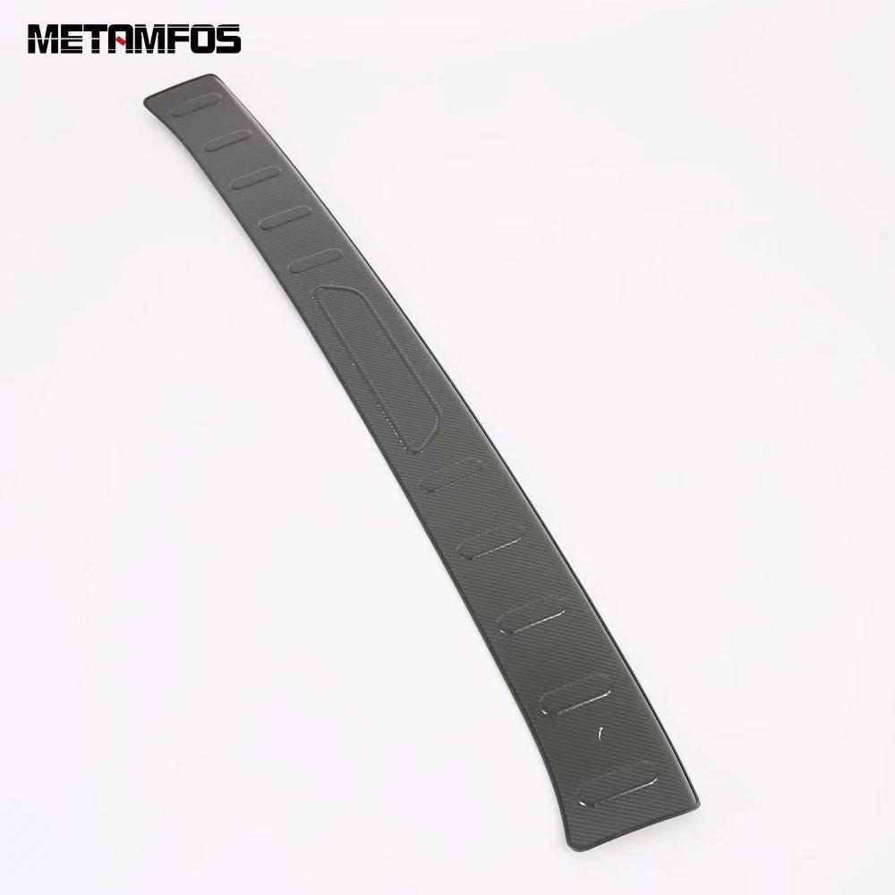 For Nissan Sentra Sylphy -2024 2025 Outer Rear Trunk Bumper Foot Plate Tailgate Door Sill Scuff Guard Plate Car Accessories