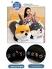 Large Soft Husky Plush Dog Pillow - Comforting Doll for Kids