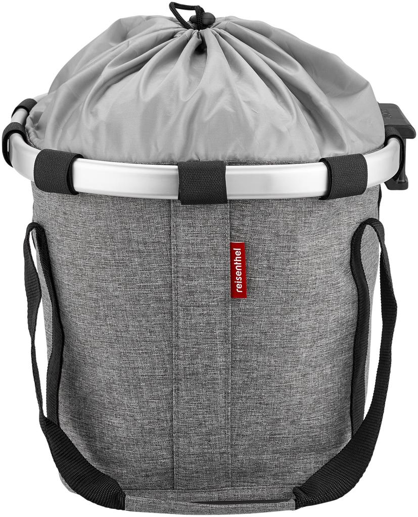 RIXEN & KAUL [Authentic] Reisenthal Bike Basket KF880 Twist Silver, W35xH28xD26cm (KF880TS)