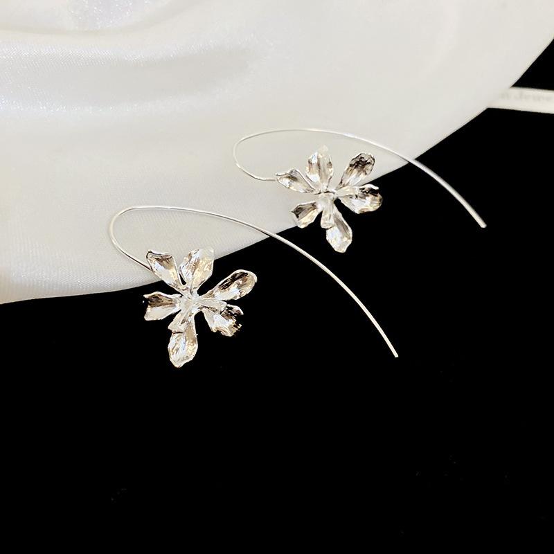 Trendy Geometric Flower Drop Dangle Earrings For Women Simple Desgin Earrings Party Wedding Fashion Jewelry Accessories 2025