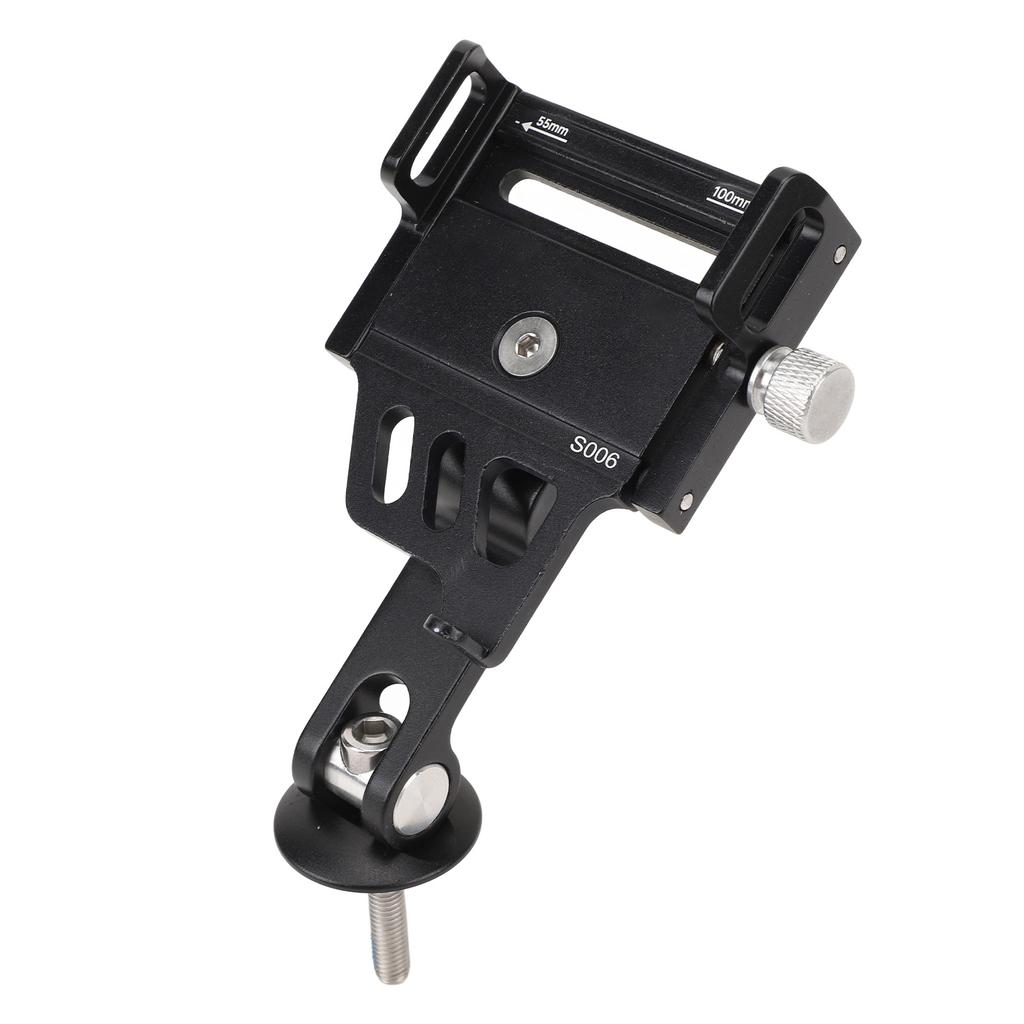 Bike Stem Phone Holder Aluminum Alloy Adjustable Rust Proof Bicycle Phone Headset Mount for Accessory