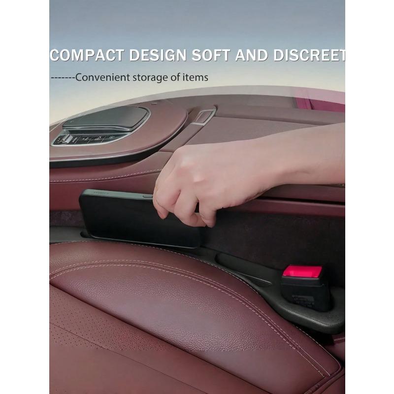 Car Seat Gap Filler, Anti-Leakage & Anti-Drop! Gap Filler & Sealing Strip, Can Be Used For Edge Gap Storage And Organization