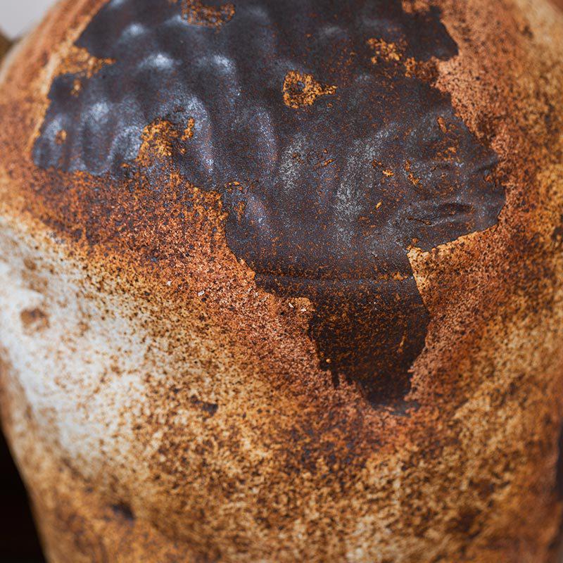 Retro Zen Coarse Pottery Vase: Living Room Tabletop or Foyer Flower Decoration