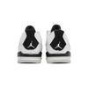 Air Jordan 4 Retro TD Military Schwarze Baby-Sneaker Weiß Neutral-Grau BQ7670-111