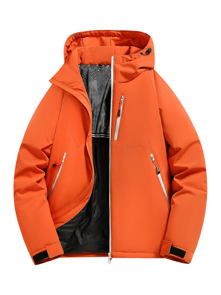 2025 Graphene-Infused Warm Cotton Jacket - Casual, Loose, Windproof, Outdoor Skiing Apparel for Couples