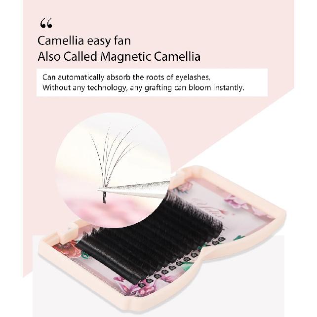 Yelix Easy Fanning Individual Eyelash Extensions Mega Volume Lashes Easy Fan Eyelash Natural Professional Eyelashes For Building