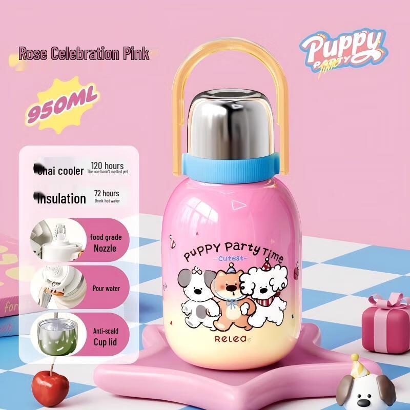 Wushengwu 950ml Large Capacity Insulated Water Bottle