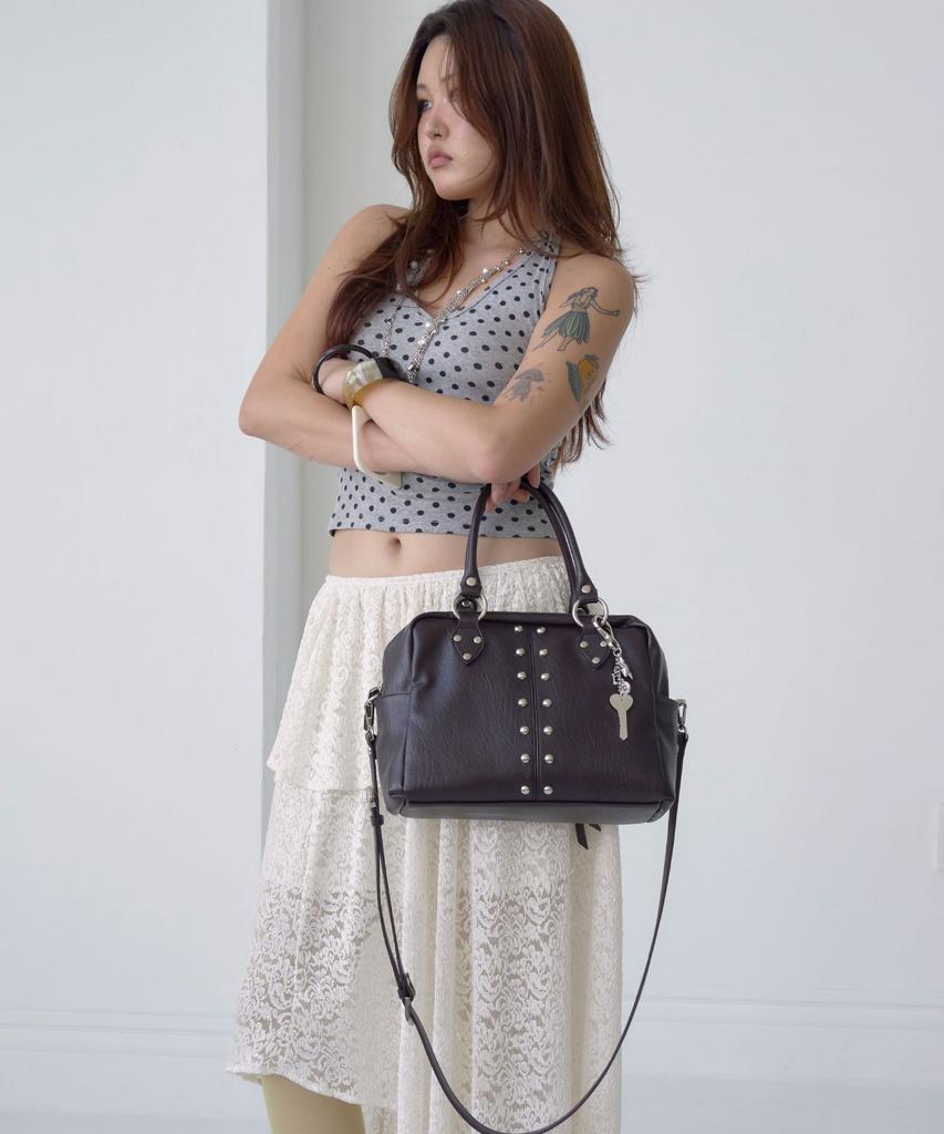 Sand Museum Magazine Bag Mini [Dark Brown]
