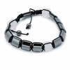 Magnetic Hematite Bracelet Shamballa Rose Cuboids