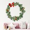 Santa Claus Christmas Wreath Window Wall Sticker