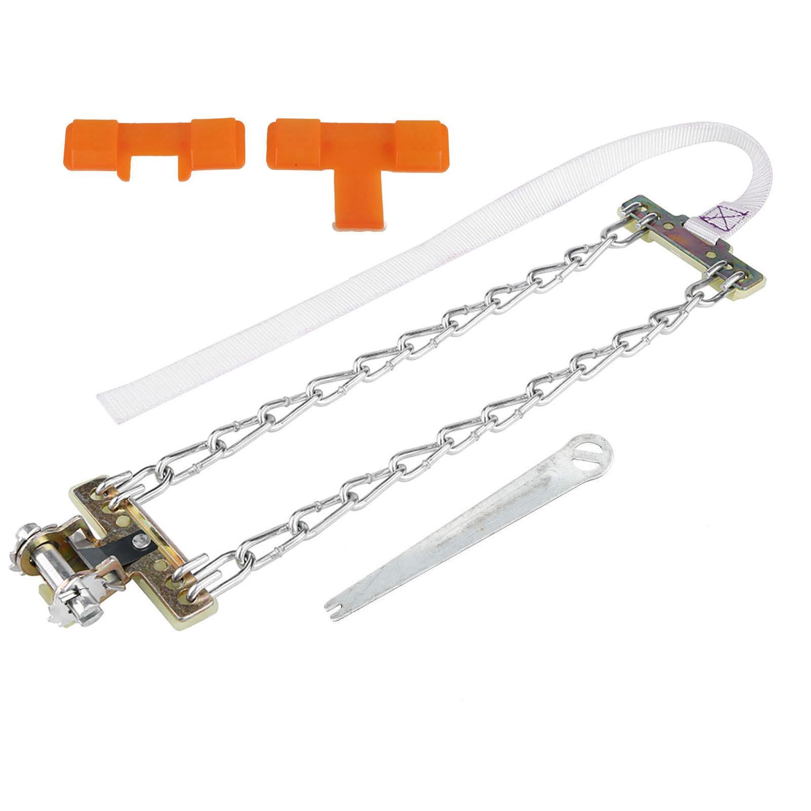 165 - 195mm Chaîne en Acier Antidérapante pour Pneu Neige Boue Sécurité Pneu Voiture Camion SUV