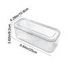 Acrylic Coffee Capsule Storage Box Flip Top Cosmetic Brush Organizer Tea Bag Storage Box  Kitchen